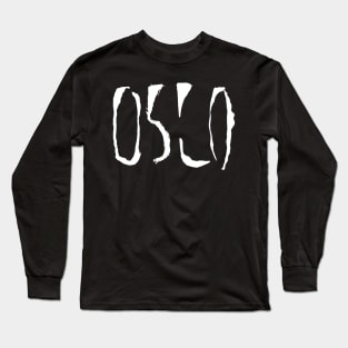 Oslo (Capital of Norway) Writing Calligraphy Long Sleeve T-Shirt